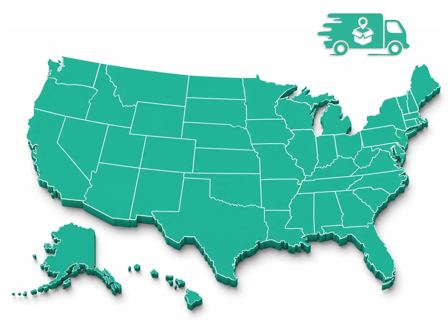 USA coverage map